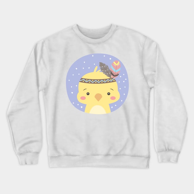 chicken Crewneck Sweatshirt by O2Graphic